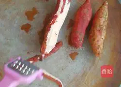 Illustration of how to make sweet potato porridge 2