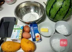 Illustration of how to make double-session fruit box with Simang 1