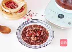 Red bean oatmeal rice porridge recipe 9