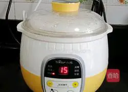 Illustration of how to make kumquat and snow pear porridge (baby food supplement) 8