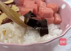 Illustration of how to make summer-relieving grass jelly and fruit ice porridge 5