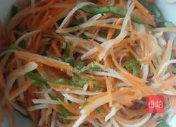 Illustration of homemade spring rolls 1