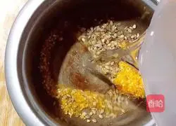 Illustration of how to make candied date and wheat porridge 6