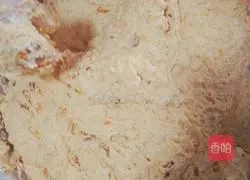 Pumpkin Illustration of how to make hair cake 12