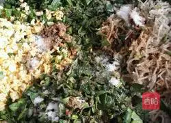 Illustration of how to make spinach and egg cartons 5