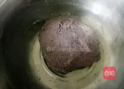 Illustration of how to make black rice cake 4