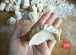 Illustration of how to make vegetarian pot stickers 8