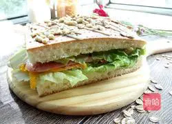 Illustration of how to make a fermented hamburger breakfast 18