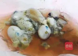 Illustration of how to make squid bibimbap 2