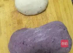 Illustration of how to make purple sweet potato rolls 6