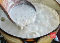 Illustration of milk oatmeal porridge 7