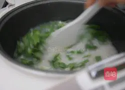 Illustration of how to make cabbage lean meat porridge 6