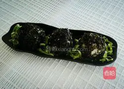 Illustration of how to make Korean rice balls 5