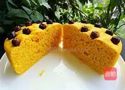Illustration of how to make pumpkin hair cake 14