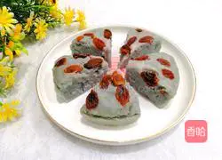 Illustration of how to make red rice cake 14