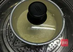 Illustration of how to make fresh corn juice cake 7