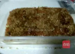Illustration of how to make meat floss box cake 7