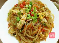 How to make fried rice noodles with eggs Illustration 11