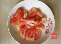 Illustration of how to make tomato and egg rice bowl 2