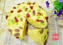 Illustration of how to make honey stack rice cake 13