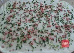 Illustration of how to make onion-flavored ham rolls 8