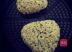 Illustration of how to make pan-fried rice balls with mushrooms and rapeseed 4