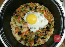 Illustration of how to make assorted braised rice 6