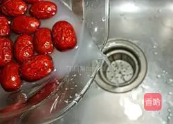 Illustration of three-color brown rice porridge 6