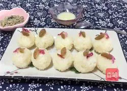 Illustration of how to make cheese rice balls 14