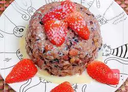 Illustration of how to make coconut milk and five-grain eight-treasure rice 14