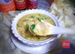 Illustration of how to make lotus root and minced meat millet porridge 13