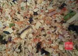 Assorted Cheese and Bacon Baked Rice Recipe Illustration 4