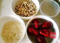 Illustration of how to make yam and barley porridge 2