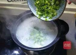 Illustration of how to make kelp rice porridge 11