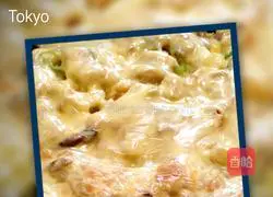 Illustration of how to make tuna fish and cheese baked rice 15