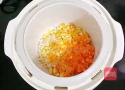 Pork Illustration of how to make polenta (baby complementary food) 4