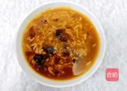 Illustration of how to make iced peach gum brown sugar porridge 11