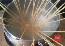 Illustration of how to make tomato pasta 1 