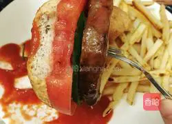 Black Pepper Steak Burger Recipe Illustration 5