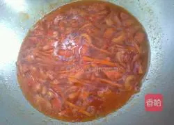 Illustration of how to make cold rice noodles 5