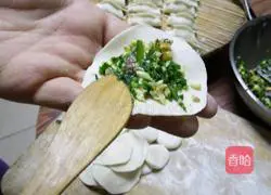 Three fresh pot stickers Illustration of how to do it 8