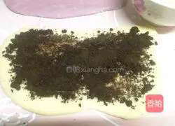 Double-color flower roll (Oreo flavor) Recipe 14