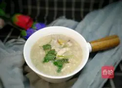 Illustration of how to make oyster and squid porridge 14