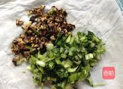 Illustration of how to make three fresh vegetable spring rolls 3