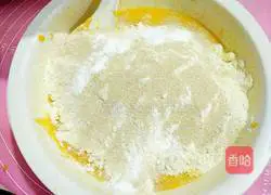 Illustration of how to make honey stack rice cake 6