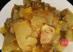 Illustration of braised rice with broad beans and peas 5