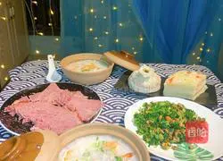 Illustration of how to make shrimp porridge 1