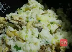 Illustration of how to make lazy claypot rice 4