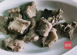 Illustration of how to make pork ribs with stuffed rice 7