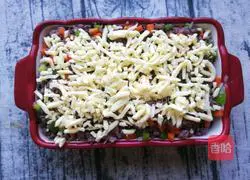 Illustration of how to make shrimp and cheese baked rice 14